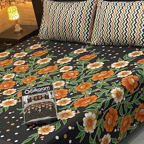 Anya Ali Premium Cotton King Size Bedsheet Gift Pack