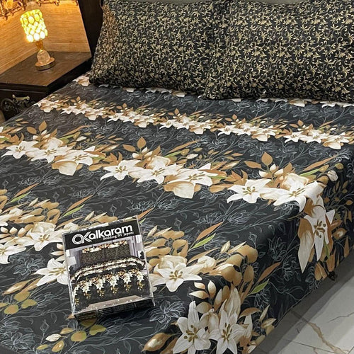 Anya Ali Premium Cotton King Size Bedsheet Gift Pack