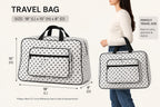 🧳 Premium Cotton Quilted Travel Bag