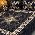 Luxury 4Pc Velvet Jacquard Bedsheet Set