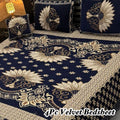 Luxury 4Pc Velvet Jacquard Bedsheet Set