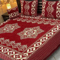 Luxury 4Pc Velvet Jacquard Bedsheet Set