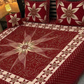 Luxury 4Pc Velvet Jacquard Bedsheet Set