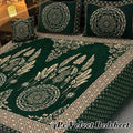 Luxury 4Pc Velvet Jacquard Bedsheet Set